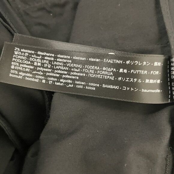 Massimo Dutti Men Dress Pants trouser EU 42 US 32 Black Relaxed Fit 0013/018 NWT - Picture 9 of 12